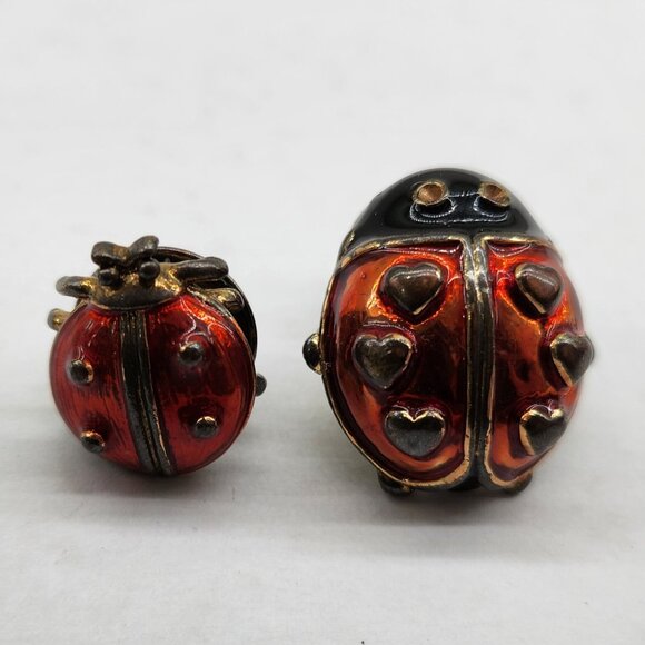 Avon Vintage LadyBug Pins Set - Picture 1 of 9